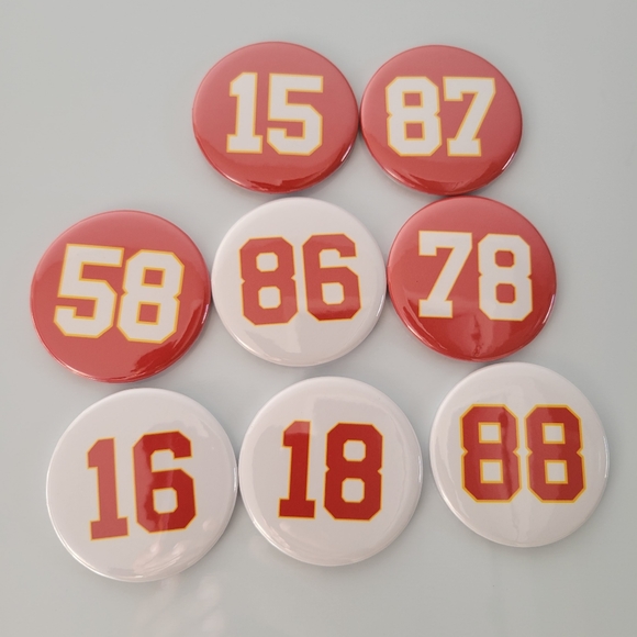 Kansas City Chiefs Handmade Magnet Set Bundle - Picture 2 of 3